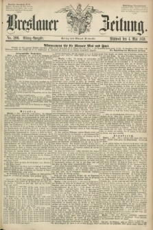 Breslauer Zeitung. 1859, No. 206 (4 Mai) - Mittag-Ausgabe