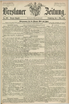 Breslauer Zeitung. 1859, No. 207 (5 Mai) - Morgen-Ausgabe + dod.