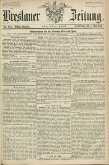 Breslauer Zeitung. 1859, No. 208 (5 Mai) - Mittag-Ausgabe