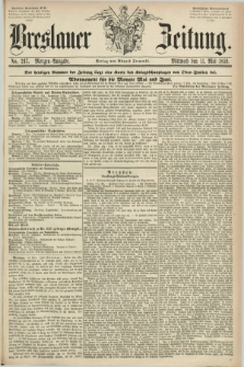 Breslauer Zeitung. 1859, No. 217 (11 Mai) - Morgen-Ausgabe + dod.