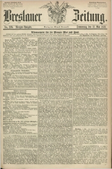 Breslauer Zeitung. 1859, No. 219 (12 Mai) - Morgen-Ausgabe + dod.