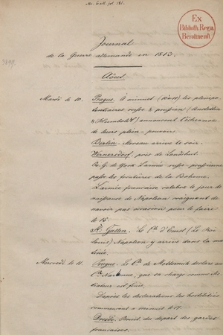 Journal de la guerre allemande en 1813