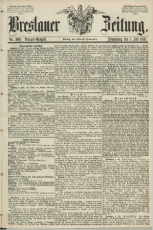 Breslauer Zeitung. 1859, No. 309 (7 Juli) - Morgen-Ausgabe + dod.