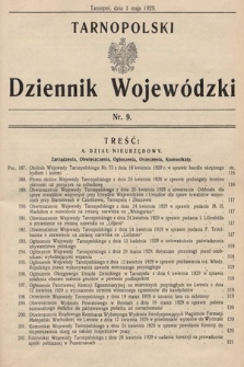 Tarnopolski Dziennik Wojewódzki. 1929, nr 9