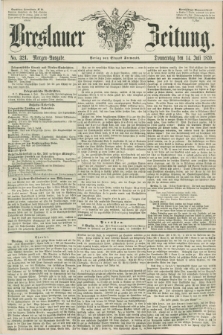 Breslauer Zeitung. 1859, No. 321 (14 Juli) - Morgen-Ausgabe + dod.