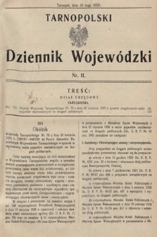 Tarnopolski Dziennik Wojewódzki. 1929, nr 11