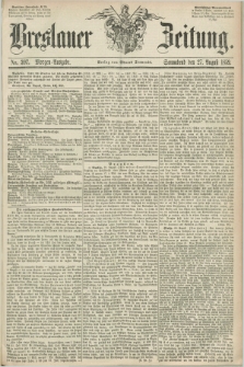 Breslauer Zeitung. 1859, No. 397 (27 August) - Morgen-Ausgabe + dod.