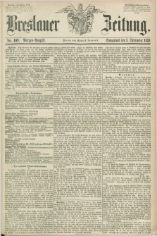 Breslauer Zeitung. 1859, No. 409 (3 September) - Morgen-Ausgabe + dod.