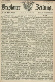 Breslauer Zeitung. 1859, No. 432 (16 September) - Mittag-Ausgabe