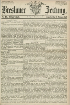 Breslauer Zeitung. 1859, No. 433 (17 September) - Morgen-Ausgabe + dod.
