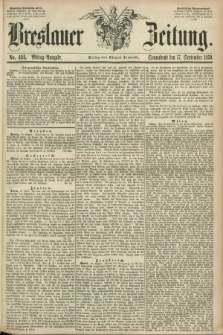 Breslauer Zeitung. 1859, No. 434 (17 September) - Mittag-Ausgabe