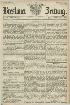 Breslauer Zeitung. 1859, No. 437 (20 September) - Morgen-Ausgabe + dod.