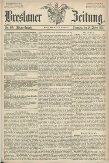 Breslauer Zeitung. 1859, No. 489 (20 Oktober) - Morgen-Ausgabe + dod.