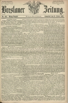 Breslauer Zeitung. 1859, No. 494 (22 Oktober) - Mittag-Ausgabe