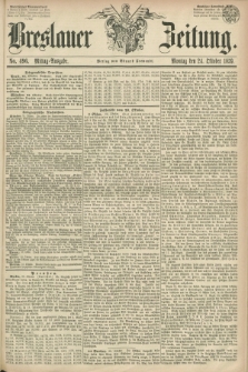 Breslauer Zeitung. 1859, No. 496 (24 Oktober) - Mittag-Ausgabe