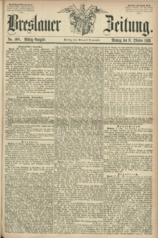 Breslauer Zeitung. 1859, No. 508 (31 Oktober) - Mittag-Ausgabe