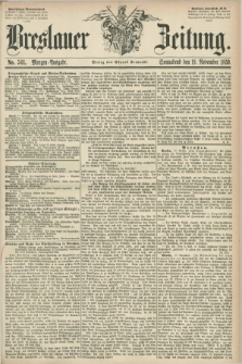 Breslauer Zeitung. 1859, No. 541 (19 November) - Morgen-Ausgabe + dod.