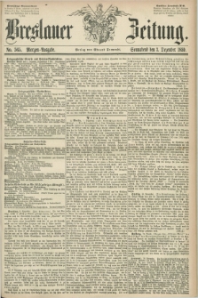 Breslauer Zeitung. 1859, No. 565 (3 Dezember) - Morgen-Ausgabe + dod.