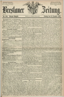 Breslauer Zeitung. 1859, No. 581 (13 Dezember) - Morgen-Ausgabe + dod.
