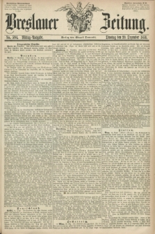 Breslauer Zeitung. 1859, No. 594 (20 Dezember) - Mittag-Ausgabe