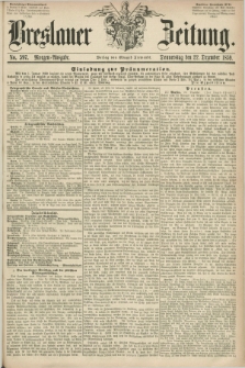 Breslauer Zeitung. 1859, No. 597 (22 Dezember) - Morgen-Ausgabe + dod.