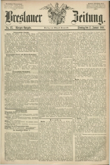 Breslauer Zeitung. 1860, No. 27 (17 Januar) - Morgen-Ausgabe + dod.