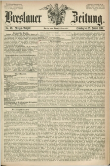 Breslauer Zeitung. 1860, No. 49 (29 Januar) - Morgen-Ausgabe + dod.