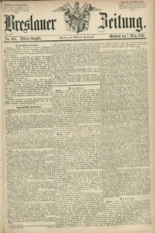 Breslauer Zeitung. 1860, No. 114 (7 März) - Mittag-Ausgabe