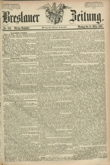 Breslauer Zeitung. 1860, No. 134 (19 März) - Mittag-Ausgabe