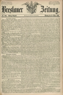 Breslauer Zeitung. 1860, No. 146 (26 März) - Mittag-Ausgabe