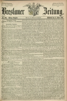 Breslauer Zeitung. 1860, No. 194 (25 April) - Mittag-Ausgabe
