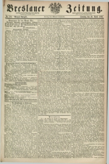 Breslauer Zeitung. 1860, No. 201 (29 April) - Morgen-Ausgabe + dod.
