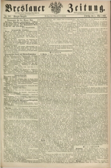 Breslauer Zeitung. 1860, No. 203 (1 Mai) - Morgen-Ausgabe + dod.