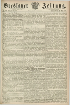 Breslauer Zeitung. 1860, No. 221 (12 Mai) - Morgen-Ausgabe + dod.