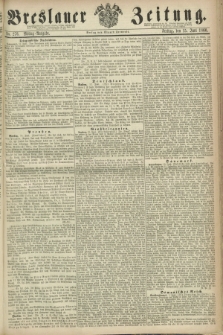 Breslauer Zeitung. 1860, No. 276 (15 Juni) - Mittag-Ausgabe