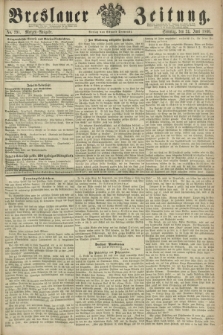 Breslauer Zeitung. 1860, No. 291 (24 Juni) - Morgen-Ausgabe + dod.