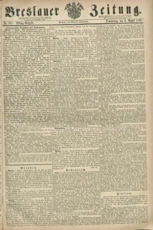 Breslauer Zeitung. 1860, No. 358 (2 August) - Mittag-Ausgabe