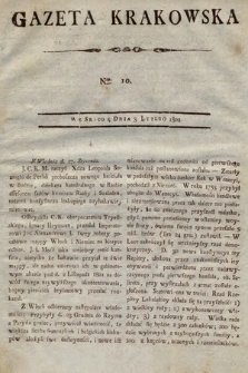 Gazeta Krakowska. 1802, nr 10