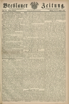 Breslauer Zeitung. 1860, No. 376 (13 August) - Mittag-Ausgabe