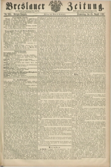 Breslauer Zeitung. 1860, No. 393 (23 August) - Morgen-Ausgabe + dod.