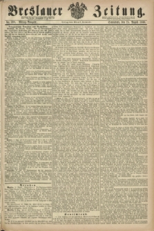 Breslauer Zeitung. 1860, No. 398 (25 August) - Mittag-Ausgabe