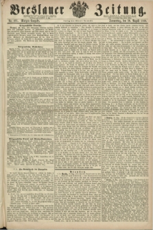 Breslauer Zeitung. 1860, No. 405 (30 August) - Morgen-Ausgabe + dod.
