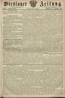 Breslauer Zeitung. 1860, No. 415 (5 September) - Morgen-Ausgabe + dod.
