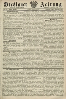 Breslauer Zeitung. 1860, No. 417 (6 September) - Morgen-Ausgabe + dod.