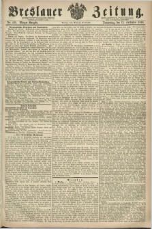 Breslauer Zeitung. 1860, No. 429 (13 September) - Morgen-Ausgabe + dod.