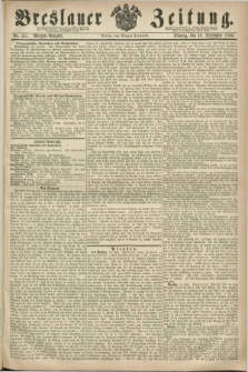 Breslauer Zeitung. 1860, No. 437 (18 September) - Morgen-Ausgabe + dod.
