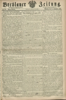 Breslauer Zeitung. 1860, No. 440 (19 September) - Mittag-Ausgabe