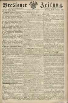 Breslauer Zeitung. 1860, No. 442 (20 September) - Mittag-Ausgabe