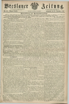 Breslauer Zeitung. 1860, No. 445 (22 September) - Morgen-Ausgabe + dod.