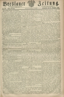 Breslauer Zeitung. 1860, No. 446 (22 September) - Mittag-Ausgabe